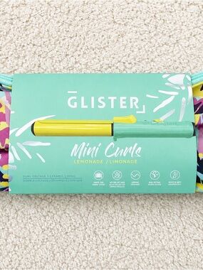 Glister Mini Curls Lemonade Curling Wand - Yellow & Teal